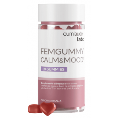 Comprar CUMLAUDE LAB: FEMGUMMY CALM&MOOD SABOR NARANJA 60 GUMMIES al mejor precio en NuestraFarma, tu farmacia online