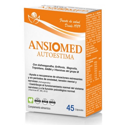 Comprar ANSIOMED AUTOESTIMA 45 CÁPSULAS al mejor precio en NuestraFarma, tu farmacia online