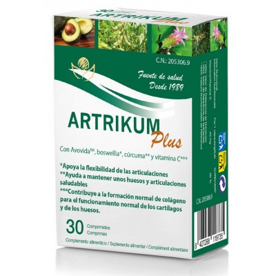 Comprar ARTRIKUM PLUS 30 COMPRIMIDOS al mejor precio en NuestraFarma, tu farmacia online