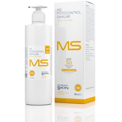 Comprar IDP MS FOTOCONTROL FAMILIAR SPF 50 400 ML al mejor precio en NuestraFarma, tu farmacia online