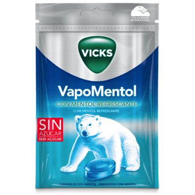 Comprar VICKS CARAMELOS VAPOMENTOL CON MENTOL REFRESCANTE 72 G al mejor precio en NuestraFarma, tu farmacia online