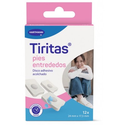 Comprar TIRITAS PIES ENTREDEDOS DISCO ADHESIVO ACOLCHADO 12 UNIDADES al mejor precio en NuestraFarma, tu farmacia online