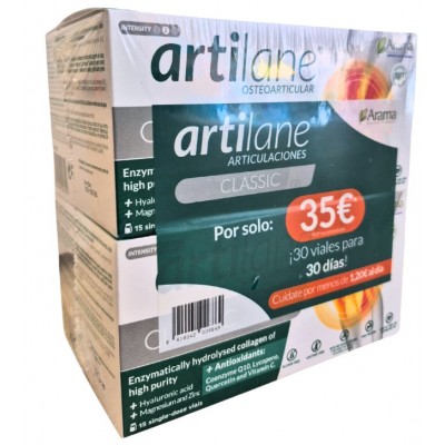 Comprar ARTILANE CLASSIC DUPLO 15+15 VIALES 30 ML al mejor precio en NuestraFarma, tu farmacia online