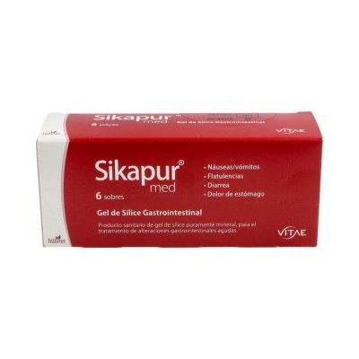 Comprar VITAE SIKAPUR MED GASTRO GEL DE SILICE GASTROINSTESTINAL 6 STICKS 15 ML al mejor precio en NuestraFarma, tu farmacia online
