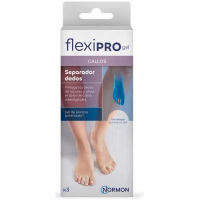 Comprar FLEXIPRO SEPARADOR DEDOS 3 UNIDADES al mejor precio en NuestraFarma, tu farmacia online