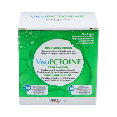 Comprar VISUECTOINE 30 AMPOLLAS UNIDOSIS 0,4 ML al mejor precio en NuestraFarma, tu farmacia online
