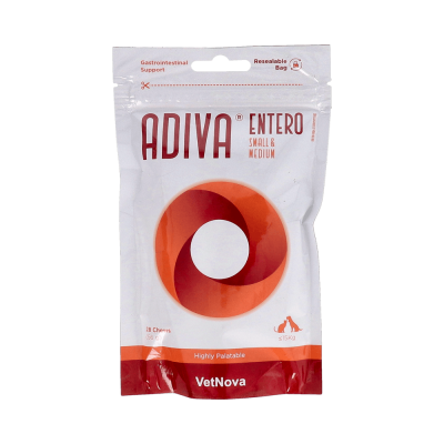 Comprar VETNOVA ADIVA ENTERO SMALL & MEDIUM 28 CHEWS al mejor precio en NuestraFarma, tu farmacia online