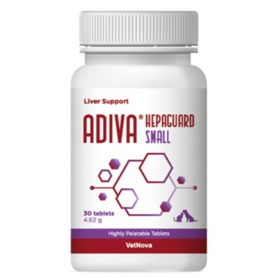 Comprar VETNOVA ADIVA HEPAGUARD SMALL 30 COMPRIMIDOS al mejor precio en NuestraFarma, tu farmacia online
