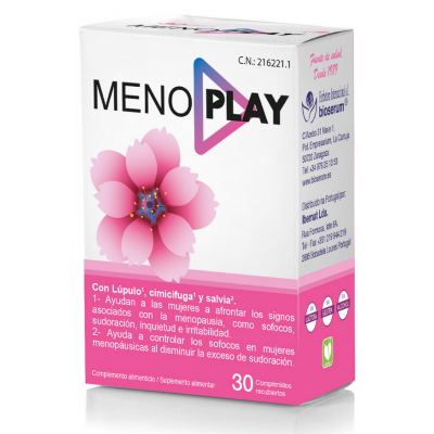 Comprar MENOPLAY 30 COMPRIMIDOS al mejor precio en NuestraFarma, tu farmacia online