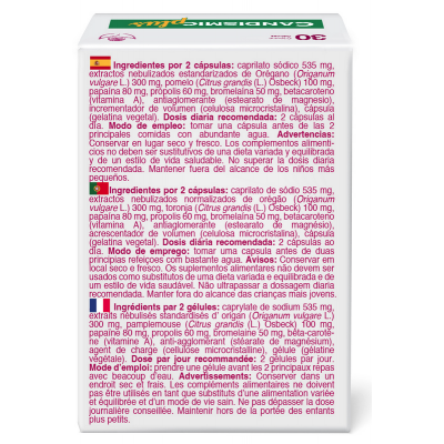 Comprar CANDISMIC PLUS 30 CÁPSULAS al mejor precio en NuestraFarma, tu farmacia online