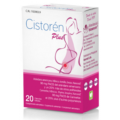 Comprar CISTORÉN PLUS 20 CÁPSULAS al mejor precio en NuestraFarma, tu farmacia online