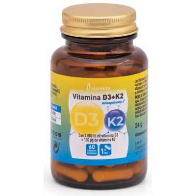 Comprar VITAMINA D3 + K2 60 CAPSULAS VEGETALES al mejor precio en NuestraFarma, tu farmacia online