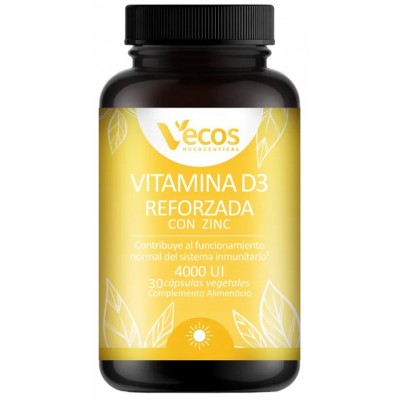 Comprar VECOS VITAMINA C 1000 MG REFORZADA CON ZINC 30 CAPSULAS VEGETALES al mejor precio en NuestraFarma, tu farmacia online