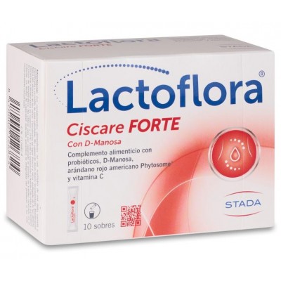 Comprar LACTOFLORA CISCARE FORTE 10 SOBRES SABOR LIMON al mejor precio en NuestraFarma, tu farmacia online