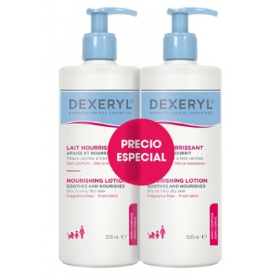 Comprar DEXERYL PACK DUO LOCION HIDRATANTE 2X500 ML al mejor precio en NuestraFarma, tu farmacia online