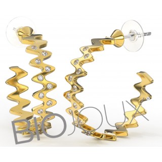 BIOJOUX PENDIENTES SARIEL 30 MM BJT369 1 PAR