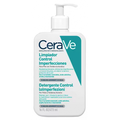 Comprar CERAVE LIMPIADOR CONTROL IMPERFECCIONES 473 ML al mejor precio en NuestraFarma, tu farmacia online