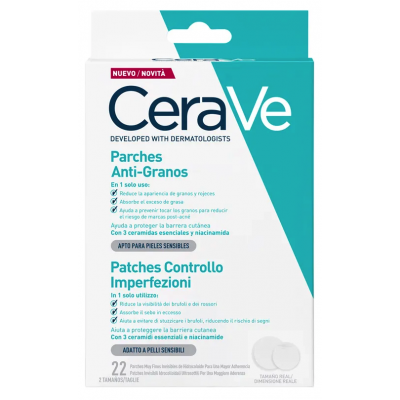 Comprar CERAVE PARCHES CONTROL IMPERFECCIONES 22 UNIDADES al mejor precio en NuestraFarma, tu farmacia online