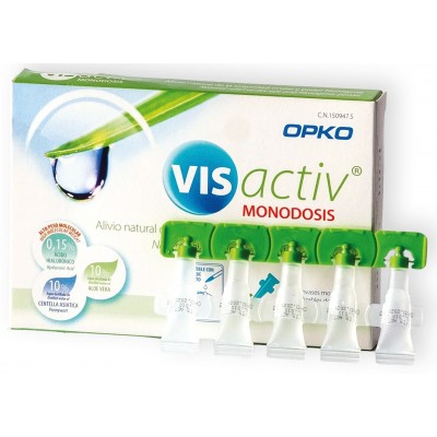 Comprar OPKO VISACTIV GOTAS OCULARES MONODOSIS 10X0,5 ML al mejor precio en NuestraFarma, tu farmacia online
