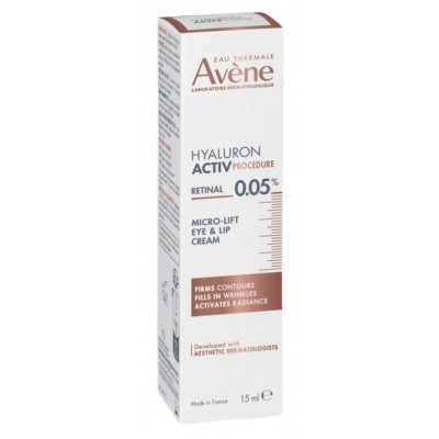 Comprar AVENE HYALURON ACTIV PROCEDURE CREMA MICRO-LIFT OJOS & LABIOS RETINAL 0.05 % 15 ML al mejor precio en NuestraFarma, tu farmacia online