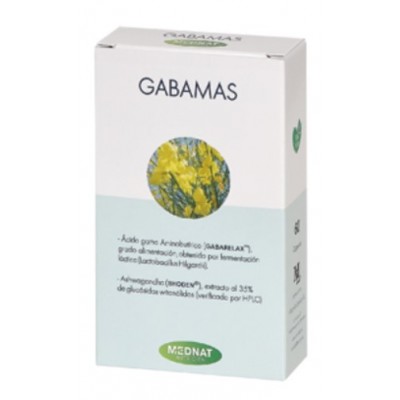 Comprar MEDNAT GABAMAS 60 CAPSULAS al mejor precio en NuestraFarma, tu farmacia online