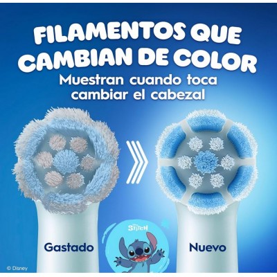 Comprar ORAL-B RECAMBIO IO KIDS STITCH 2 CABEZALES al mejor precio en NuestraFarma, tu farmacia online
