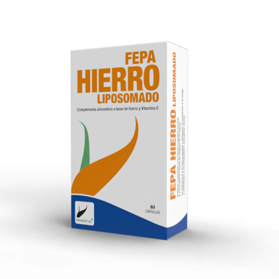 Comprar FEPA HIERRO LIPOSOMADO 60 CAPSULAS al mejor precio en NuestraFarma, tu farmacia online