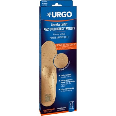 Comprar URGO PLANTILLAS CONFORT 2 UNIDADES TALLA 36/38 al mejor precio en NuestraFarma, tu farmacia online
