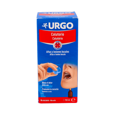 Comprar URGO COLUTORIO AFTAS Y LESIONES BUCALES 150 ML al mejor precio en NuestraFarma, tu farmacia online