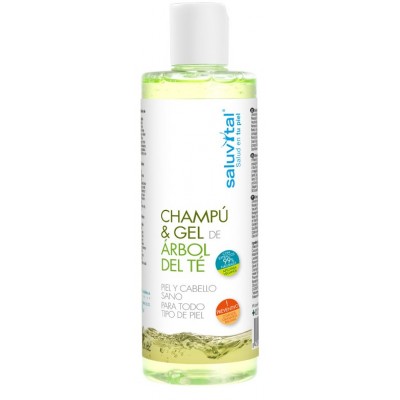 Comprar SALUVITAL CHAMPU Y GEL DE ARBOL DEL TE 300 ML al mejor precio en NuestraFarma, tu farmacia online