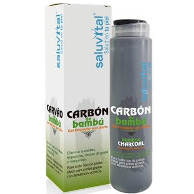 Comprar SALUVITAL GEL LIMPIADOR DE CARBON DE BAMBU 200 ML al mejor precio en NuestraFarma, tu farmacia online