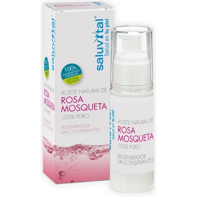 Comprar SALUVITAL ACEITE NATURAL ROSA MOSQUETA PURO 100% 30 ML al mejor precio en NuestraFarma, tu farmacia online