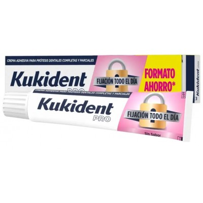 Comprar KUKIDENT FIJACIÓN TODO EL DÍA SIN SABOR 70 GRAMOS al mejor precio en NuestraFarma, tu farmacia online