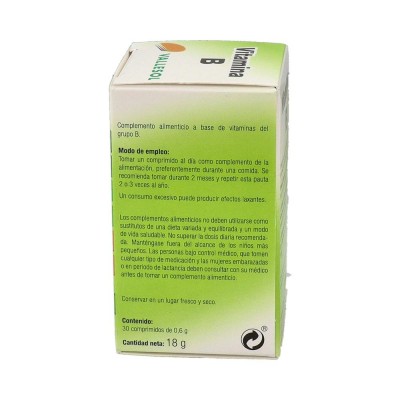 Comprar VALLESOL VITAMINA B COMPLEX 30 COMPRIMIDOS al mejor precio en NuestraFarma, tu farmacia online