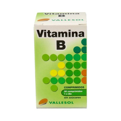 Comprar VALLESOL VITAMINA B COMPLEX 30 COMPRIMIDOS al mejor precio en NuestraFarma, tu farmacia online