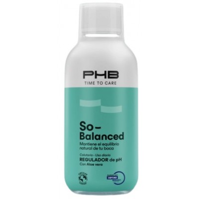 Comprar PHB TIME TO CARE SO BALANCED COLUTORIO SABOR MENTA SUAVE 300 ML al mejor precio en NuestraFarma, tu farmacia online