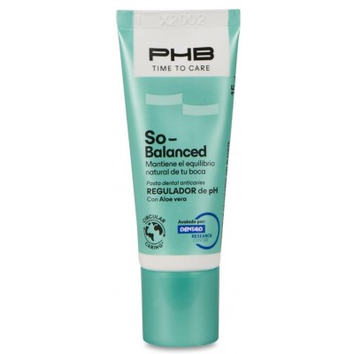 Comprar PHB TIME TO CARE SO BALANCED DENTRIFICO SABOR MENTA SUAVE 15 ML al mejor precio en NuestraFarma, tu farmacia online