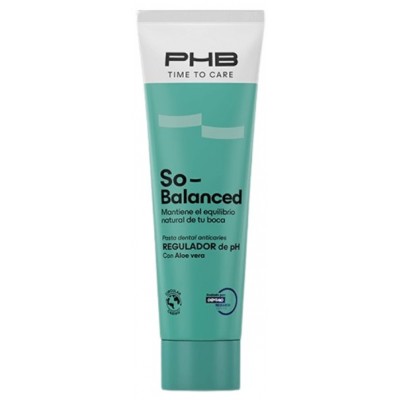 Comprar PHB TIME TO CARE SO BALANCED DENTRIFICO SABOR MENTA SUAVE 75 ML al mejor precio en NuestraFarma, tu farmacia online