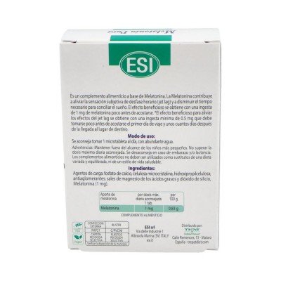 Comprar ESI MELATONIN PURA 1 MG 120 TABLETAS al mejor precio en NuestraFarma, tu farmacia online