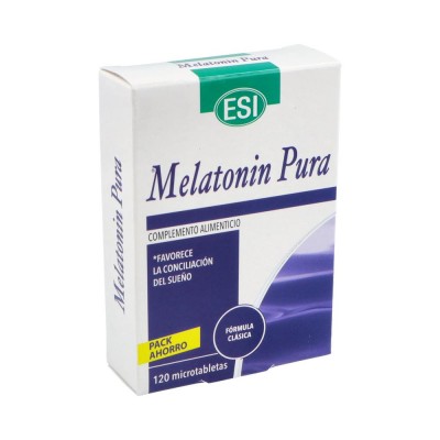 Comprar ESI MELATONIN PURA 1 MG 120 TABLETAS al mejor precio en NuestraFarma, tu farmacia online