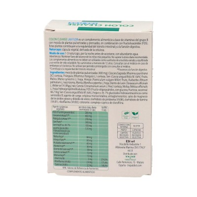 Comprar ESI COLON CLEANSE LAX FLOR 30 CAPSULAS al mejor precio en NuestraFarma, tu farmacia online
