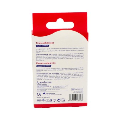 Comprar ACOFAR TIRAS ADHESIVAS TEJIDO SIN TEJER HIPOALERGENICA 16 UNIDADES al mejor precio en NuestraFarma, tu farmacia online