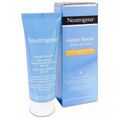 Comprar NEUTROGENA HYDRO BOOST URBAN PROTECT SPF 25 FLUIDO 50 ML al mejor precio en NuestraFarma, tu farmacia online