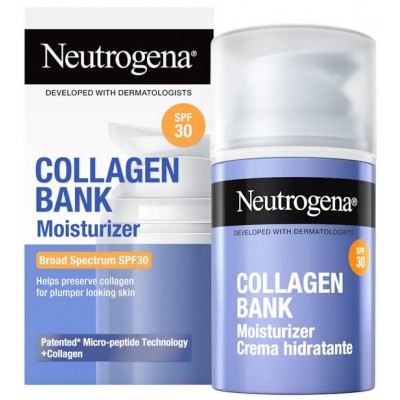 Comprar NEUTROGENA COLLAGEN BANK CREMA HIDRATANTE SPF 30 50 ML al mejor precio en NuestraFarma, tu farmacia online