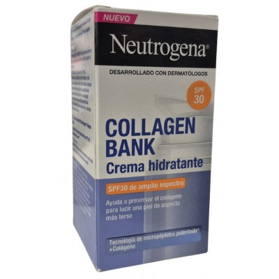 Comprar NEUTROGENA COLLAGEN BANK CREMA HIDRATANTE SPF 30 50 ML al mejor precio en NuestraFarma, tu farmacia online