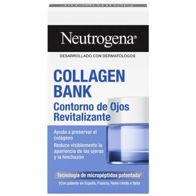 Comprar NEUTROGENA COLLAGEN BANK CONTORNO DE OJOS 15 ML al mejor precio en NuestraFarma, tu farmacia online