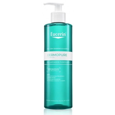Comprar EUCERIN DERMOPURE CLINICAL GEL LIMPIADOR PURIFICANTE 400 ML al mejor precio en NuestraFarma, tu farmacia online