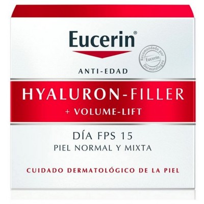 Comprar EUCERIN HYALURON-FILLER+VOLUME-LIFT DÍA FPS 15 PARA PIEL NORMAL Y MIXTA 50 ML al mejor precio en NuestraFarma, tu farmacia online