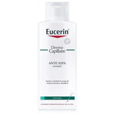 Comprar EUCERIN DERMOCAPILLAIRE CHAMPÚ ANTICASPA GRASA 250 ML al mejor precio en NuestraFarma, tu farmacia online