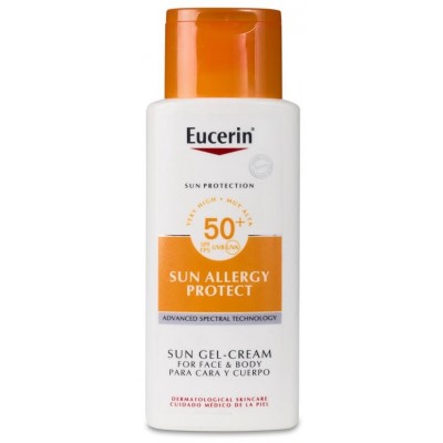 Comprar EUCERIN SUN PROTECTION 50+ SUN ALLERGY PROTECT SUN GEL-CREAM 150 ML al mejor precio en NuestraFarma, tu farmacia online